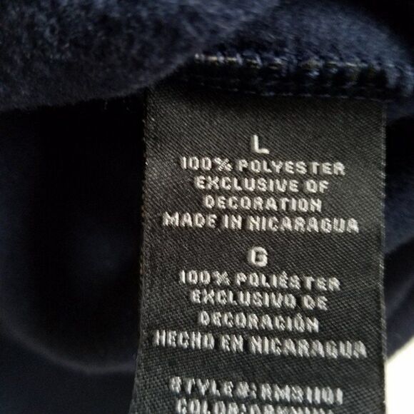 Starter Pull Over Fleece 1/4 Zip Collar Sweatshirt, Size Large NWOT - Picture 4 of 6